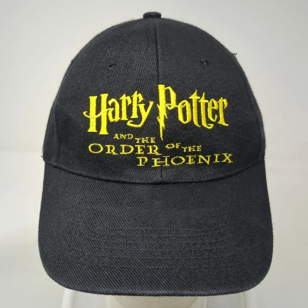 Scholastic Harry Potter Order of the Phoenix Black One Size Baseball Cap Hat